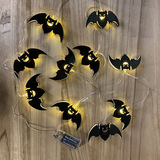 Bats, strings of lights